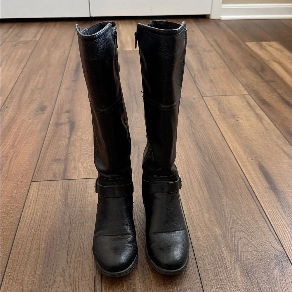 Croft and Barrow Ortholite Black Heeled Boots